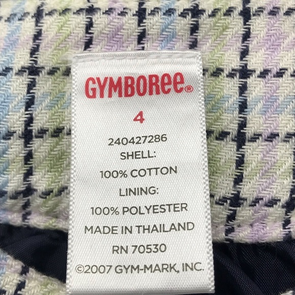 Gymboree Plaid Dress. Size 4. - Picture 3 of 8
